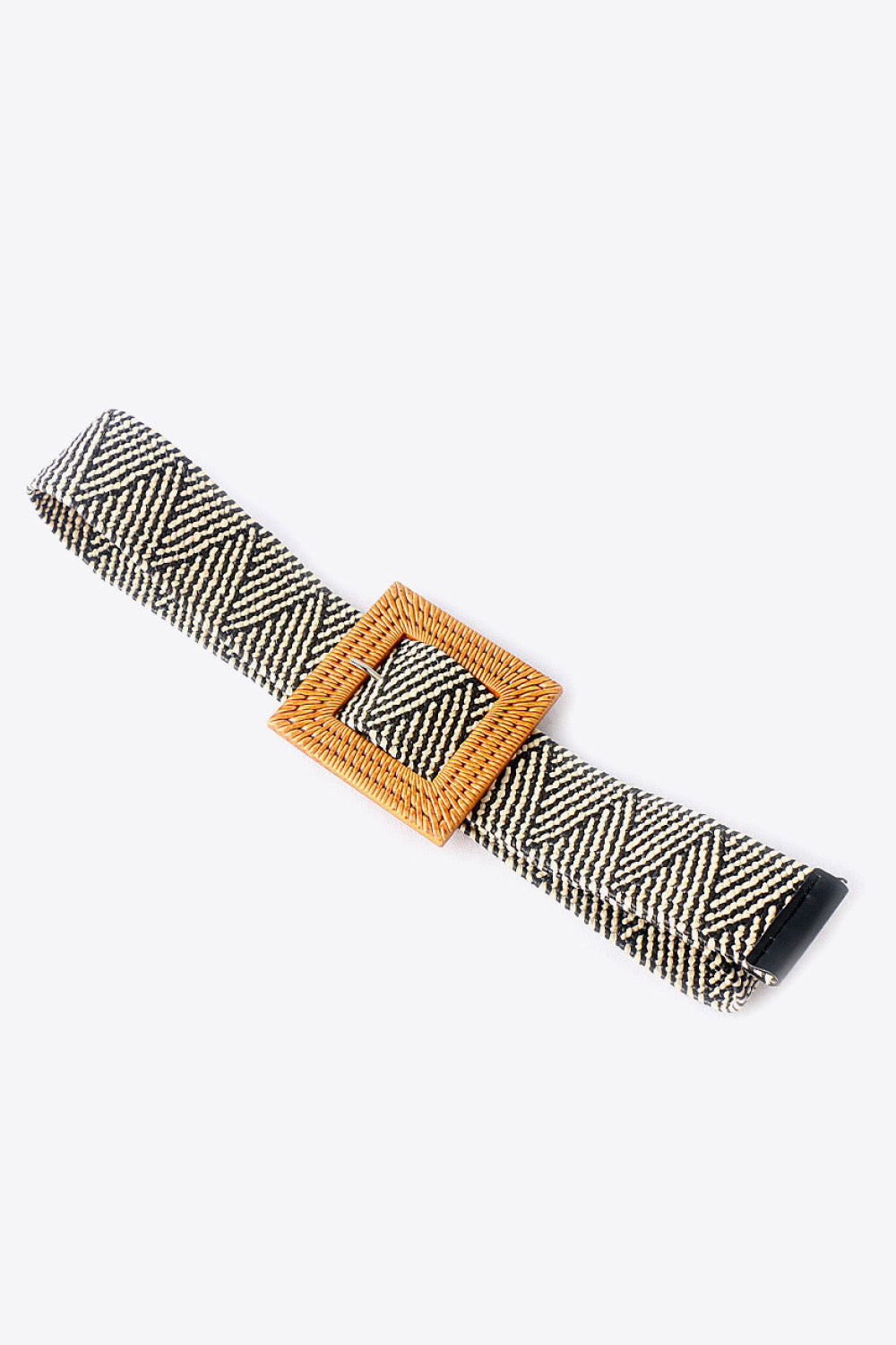 Square Buckle Elastic Braid Belt Print on any thing USA/STOD clothes