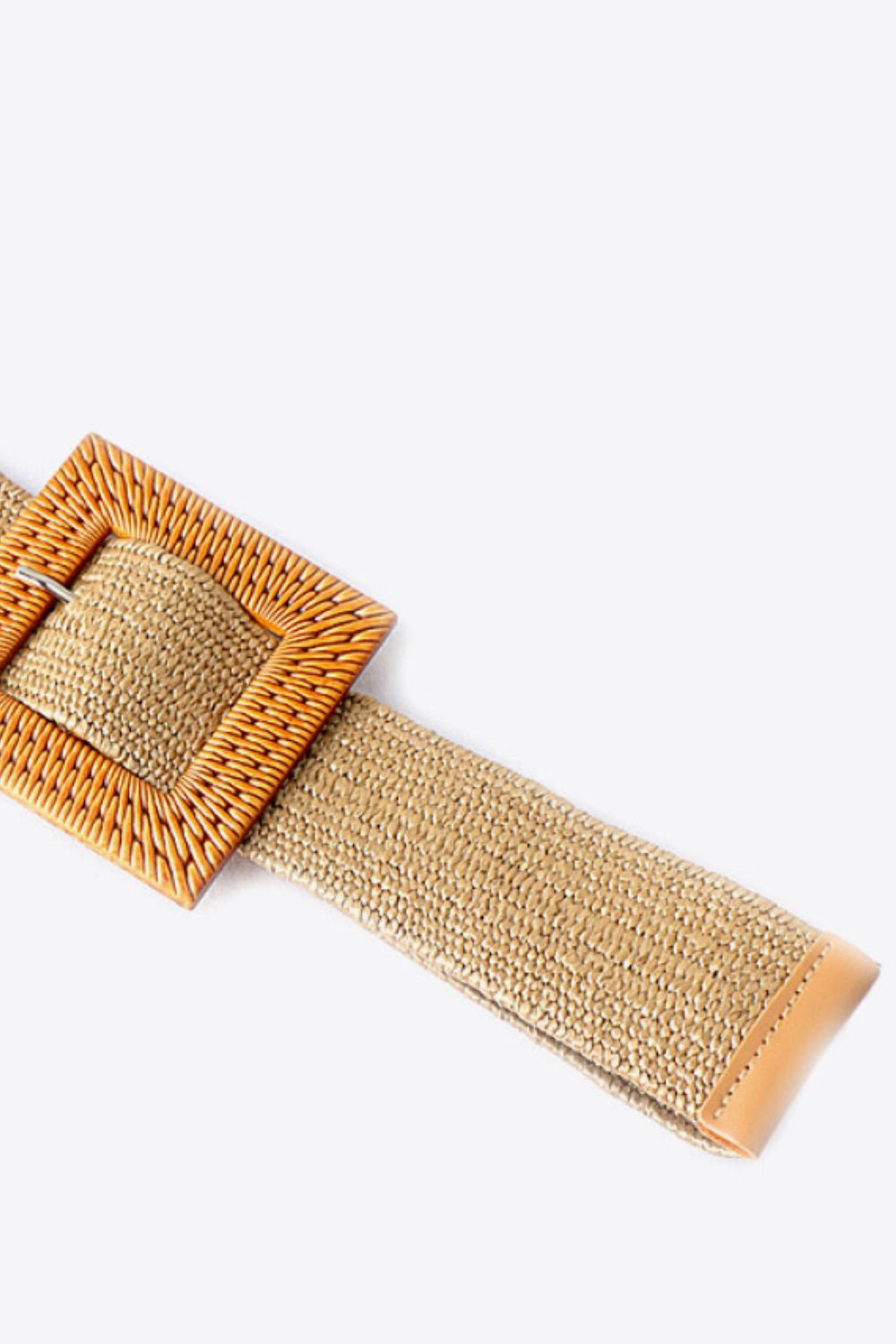 Square Buckle Elastic Braid Belt Print on any thing USA/STOD clothes