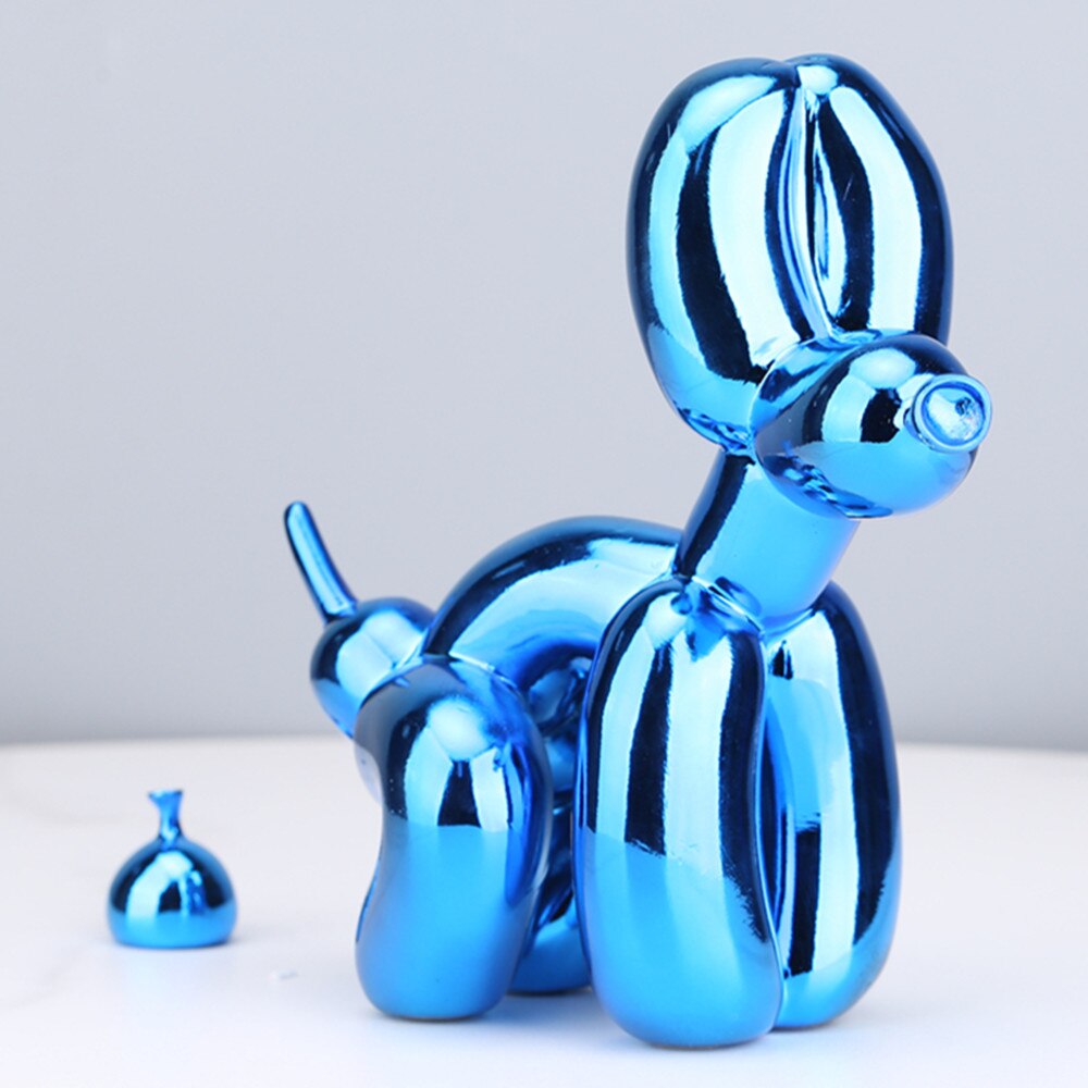 Squat Balloon Dog Statue Sculpture Print on any thing USA/STOD clothes