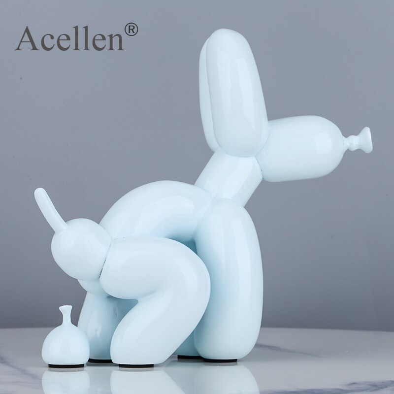 Squat Balloon Dog Statue Sculpture Print on any thing USA/STOD clothes