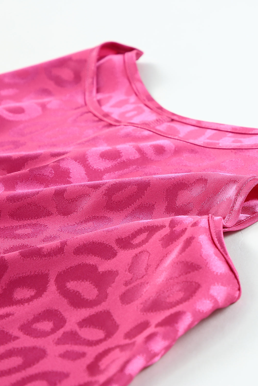 Sweet Days Leopard Round Neck Tank Print on any thing USA/STOD clothes