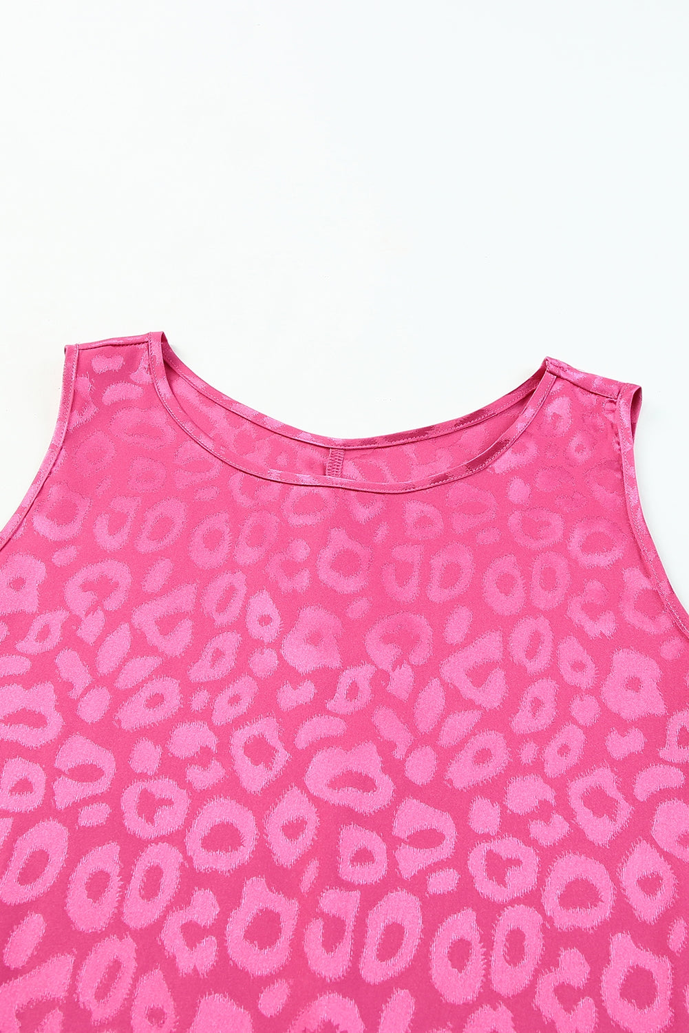 Sweet Days Leopard Round Neck Tank Print on any thing USA/STOD clothes