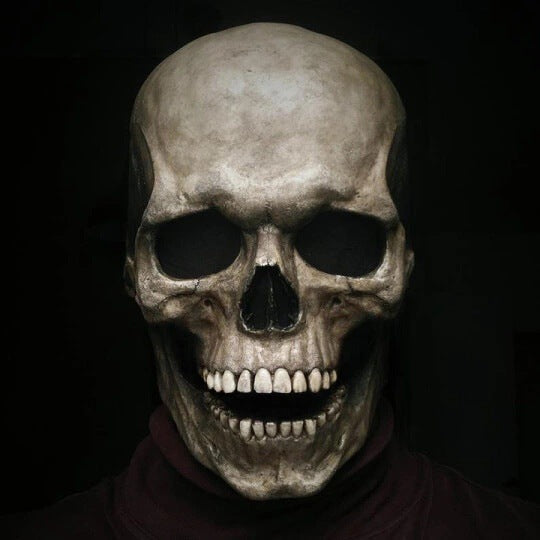 Talking Skull Mask - Moveable Jaw Print on any thing USA/STOD clothes
