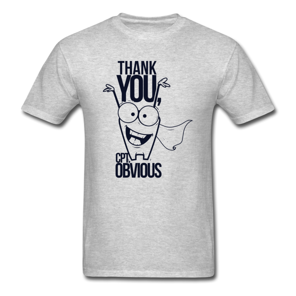 Thank you, cpt obvious T-Shirt Print on any thing USA/STOD clothes