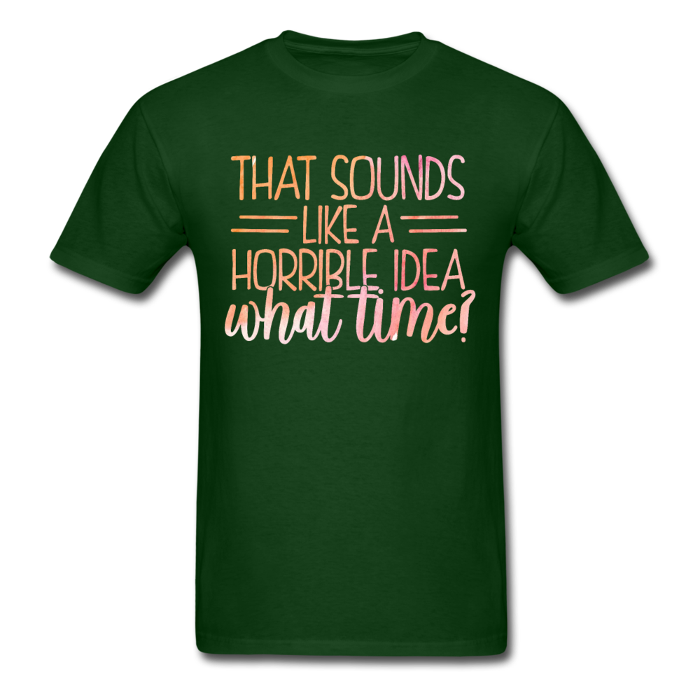 That sounds like a horrible idea. What time? T-Shirt Print on any thing USA/STOD clothes