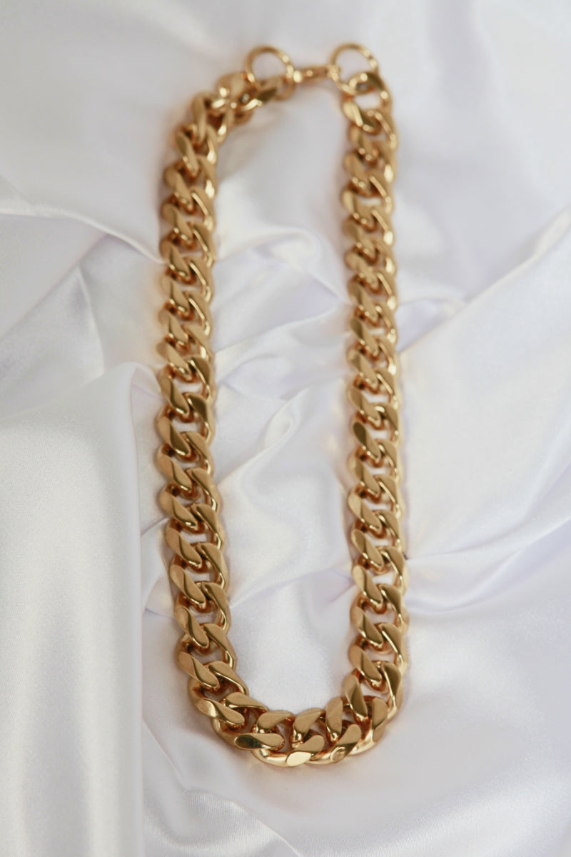 Thick Curb Chain Stainless Steel Necklace Print on any thing USA/STOD clothes