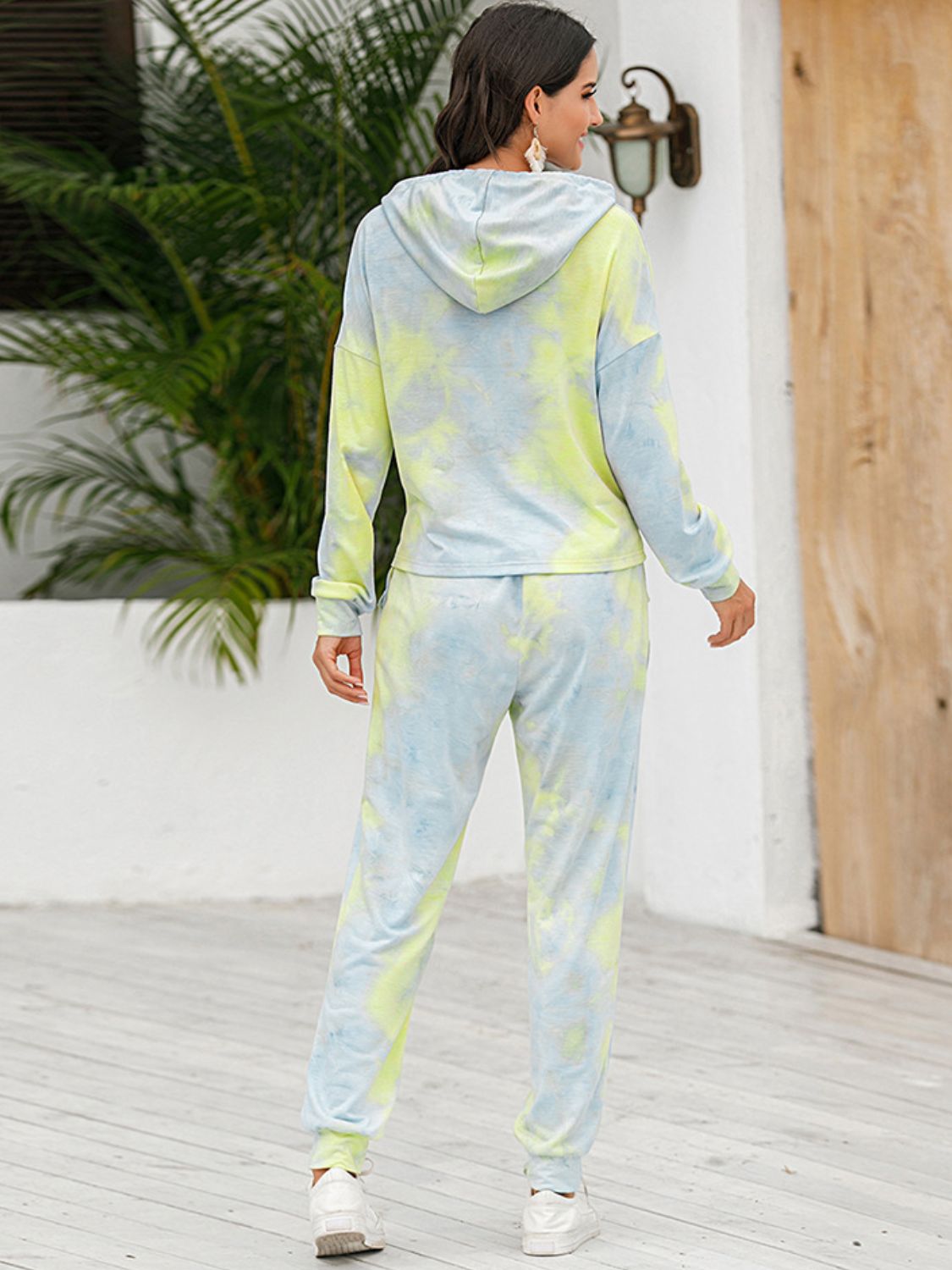 Tie-Dye Hoodie and Pants Set Print on any thing USA/STOD clothes