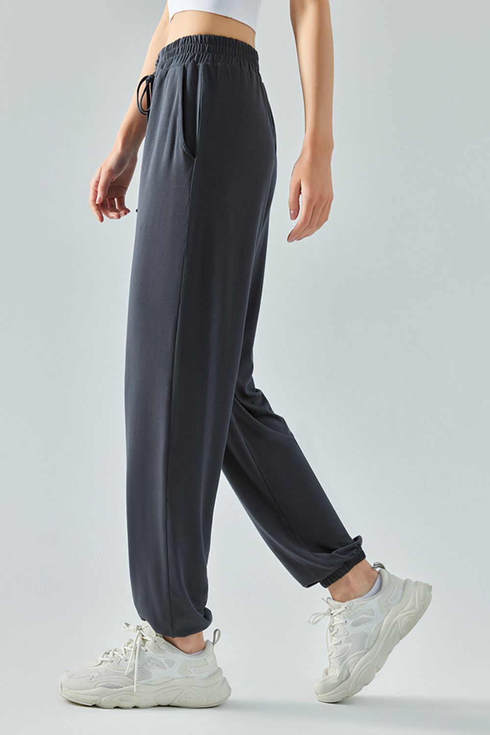 Tie Waist Sports Pants Print on any thing USA/STOD clothes