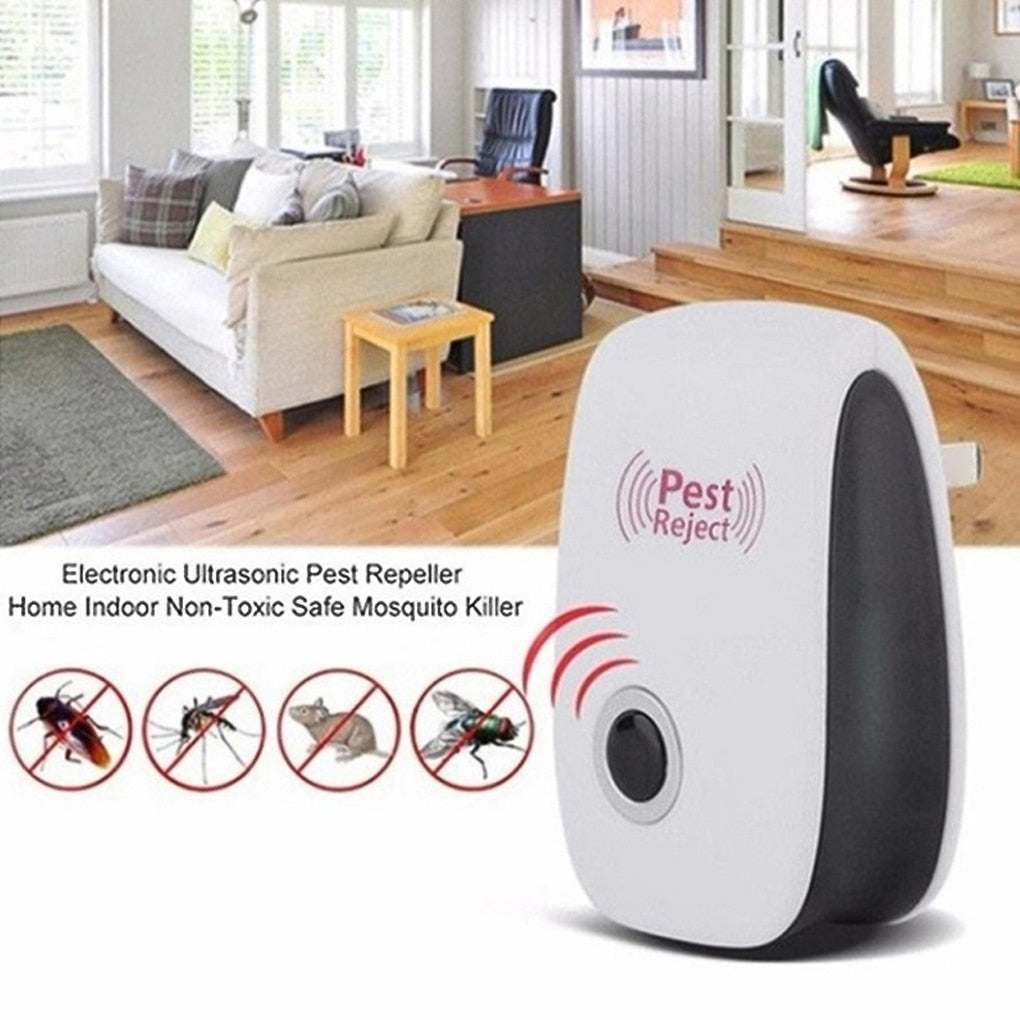 Ultrasound Repeller Device for Insects, Rats, Spiders, Mosquito Print on any thing USA/STOD clothes