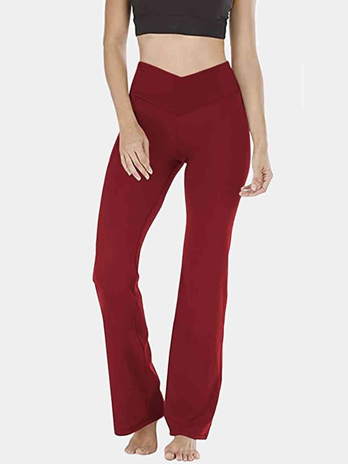 V-Waist Bootcut Long Pants Print on any thing USA/STOD clothes