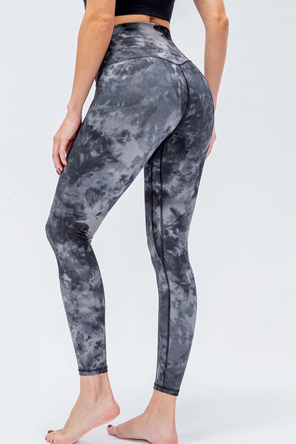 Wide Waistband Slim Fit Active Leggings Print on any thing USA/STOD clothes
