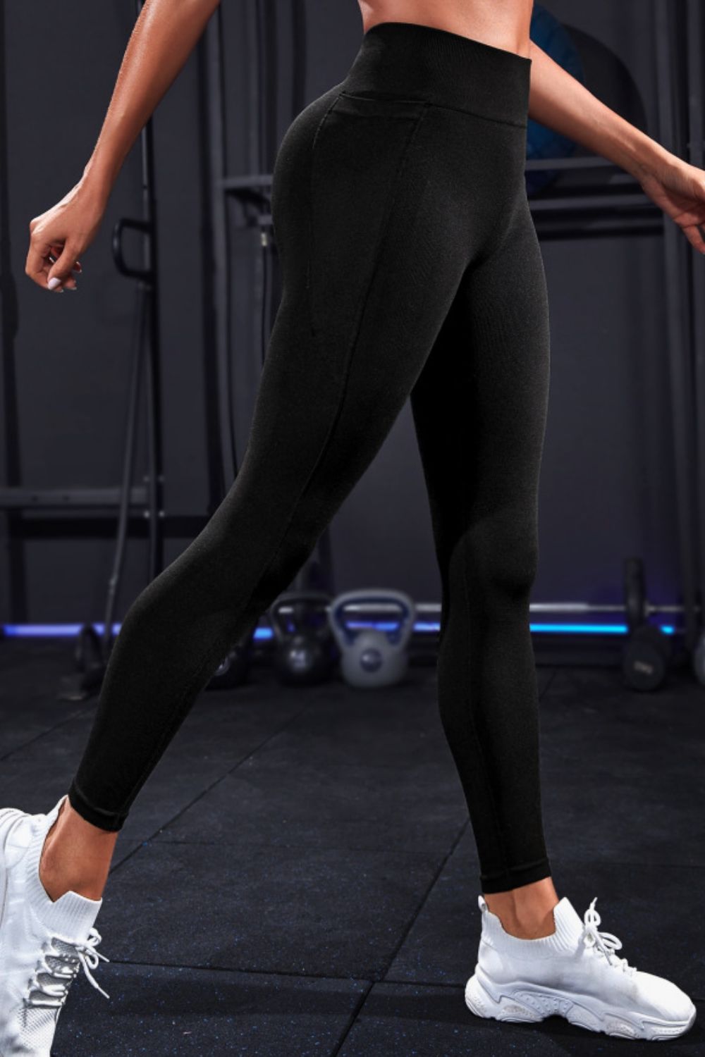 Wide Waistband Sports Leggings Print on any thing USA/STOD clothes