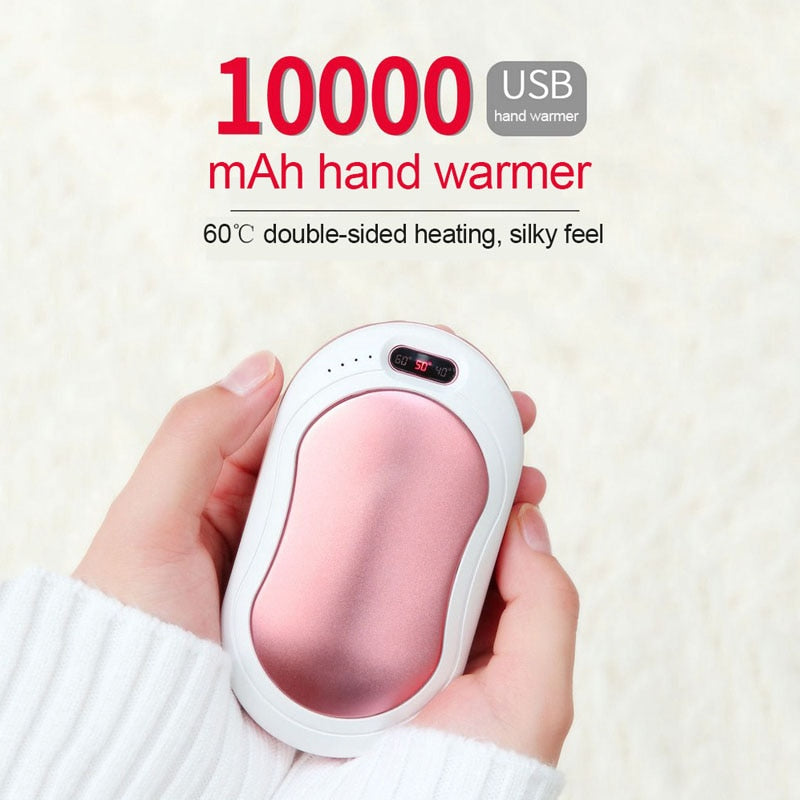 Winter Mini Hand Warmer Heating Pad USB Rechargeable Handy Warmer Heater Pocket Mini Cartoon Electric Heater Warm 10000 MAh Print on any thing USA/STOD clothes