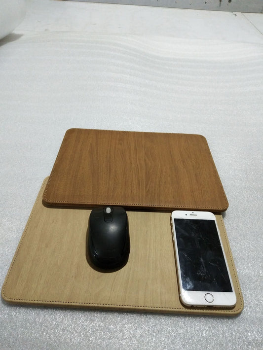 Wireless charging mobile wood grain mouse pad Print on any thing USA/STOD clothes