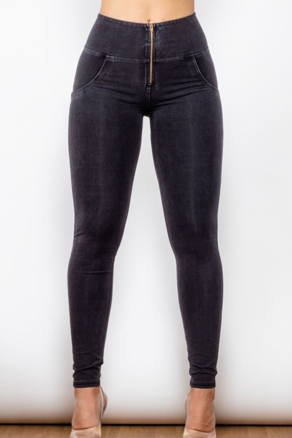 Zip Closure Skinny Jeans Print on any thing USA/STOD clothes