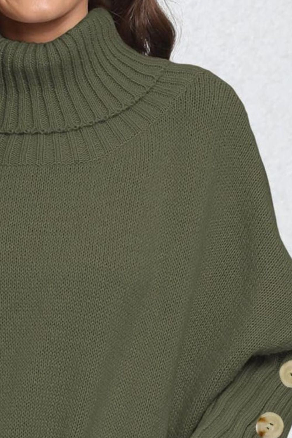 Turtleneck Long Sleeve Sweater