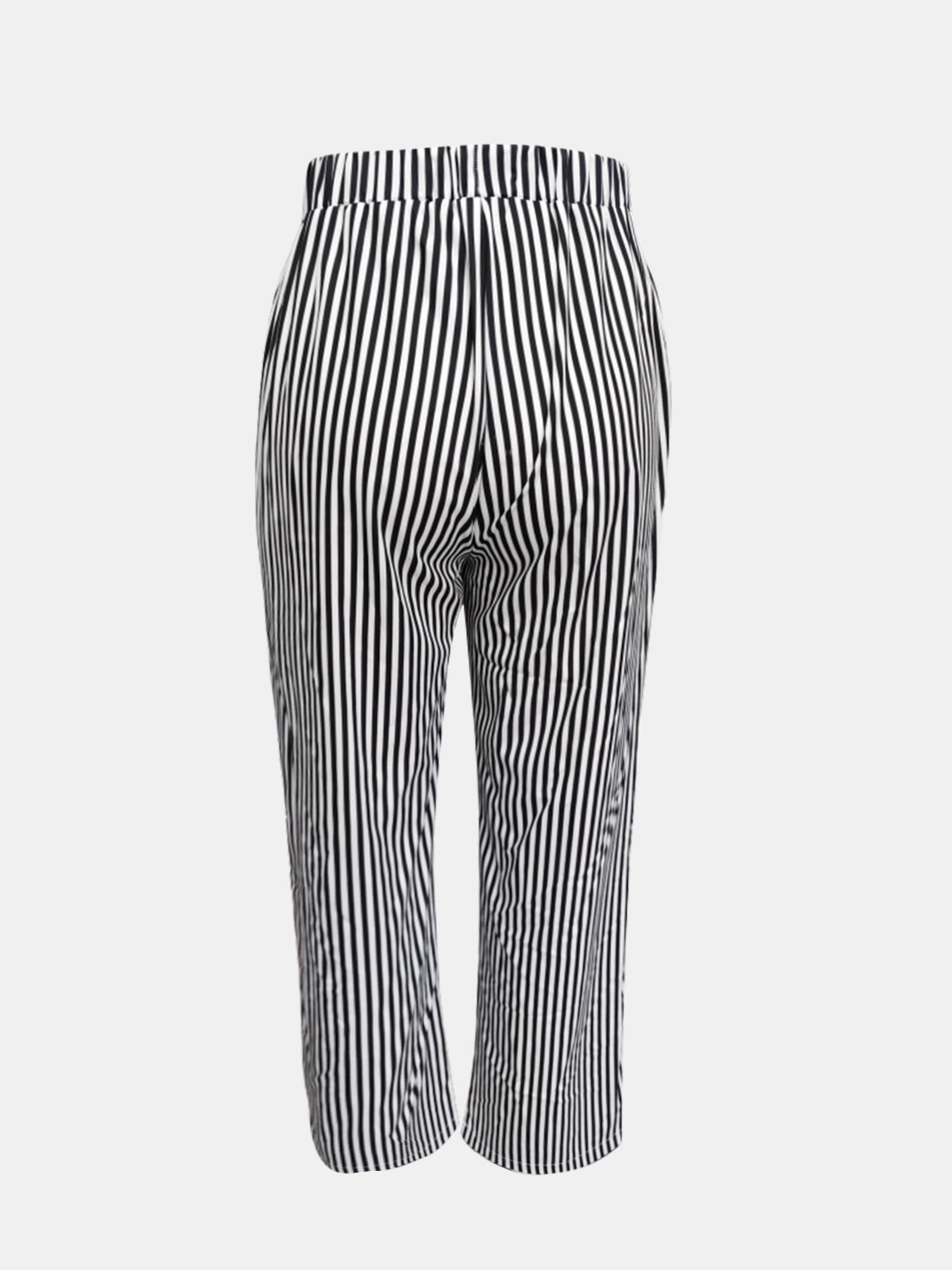Striped Pants with Pockets
