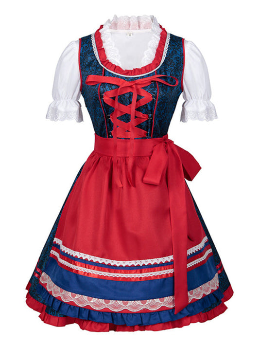 German Oktoberfest costume - Red / S