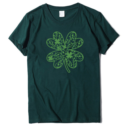 Women's St. Patrick's Day Shamrock Short Sleeve T-Shirt