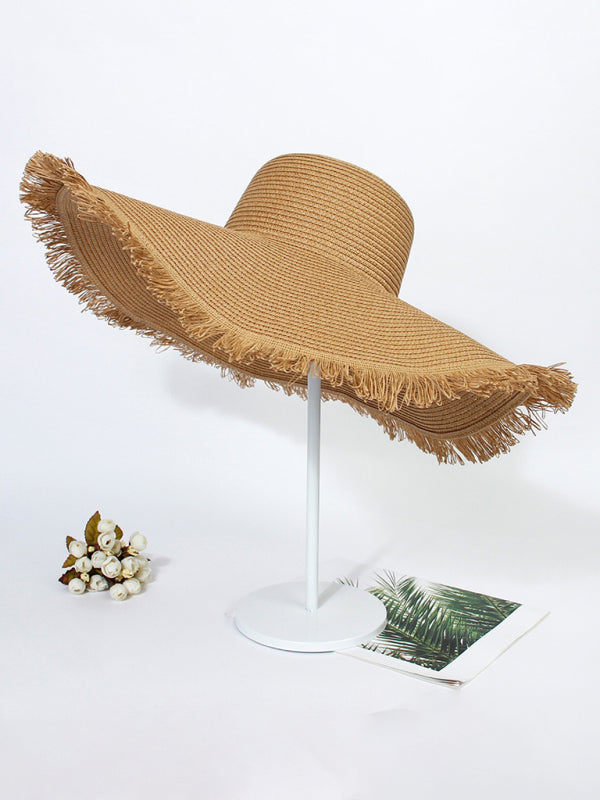 Outdoor large brim beach hat