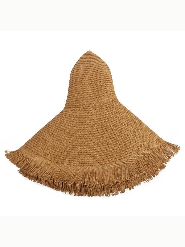 Outdoor large brim beach hat