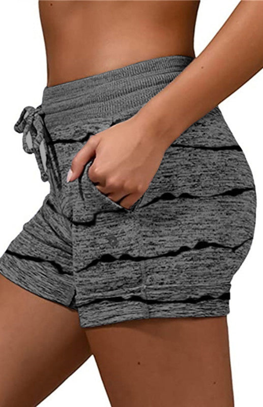Ladies Casual Waist Stretch Shorts
