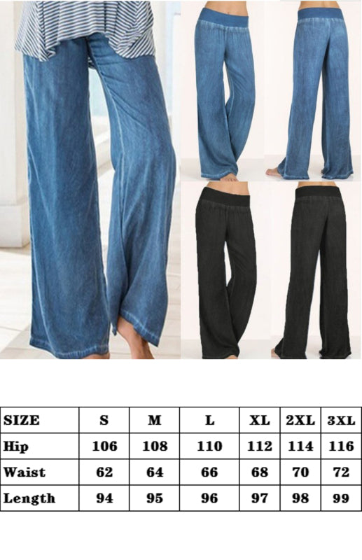 Women's Thin Wide-Legged Pants