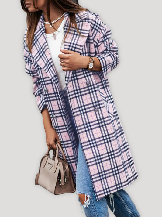 Ladies Double-Breasted Coat