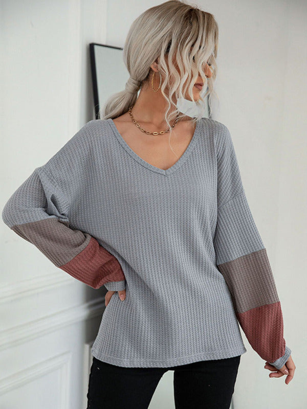 महिलाओं का ओवरसाइज़ लंबी बांह का स्वेटर