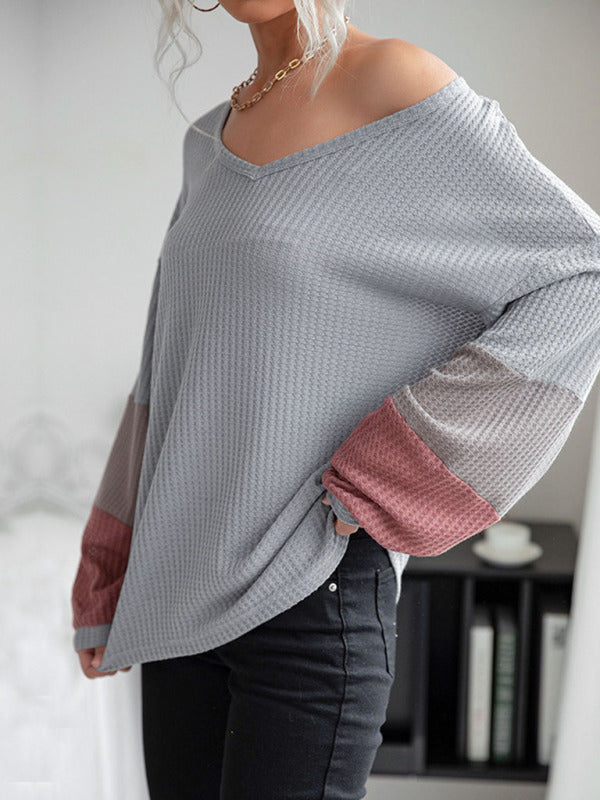 महिलाओं का ओवरसाइज़ लंबी बांह का स्वेटर