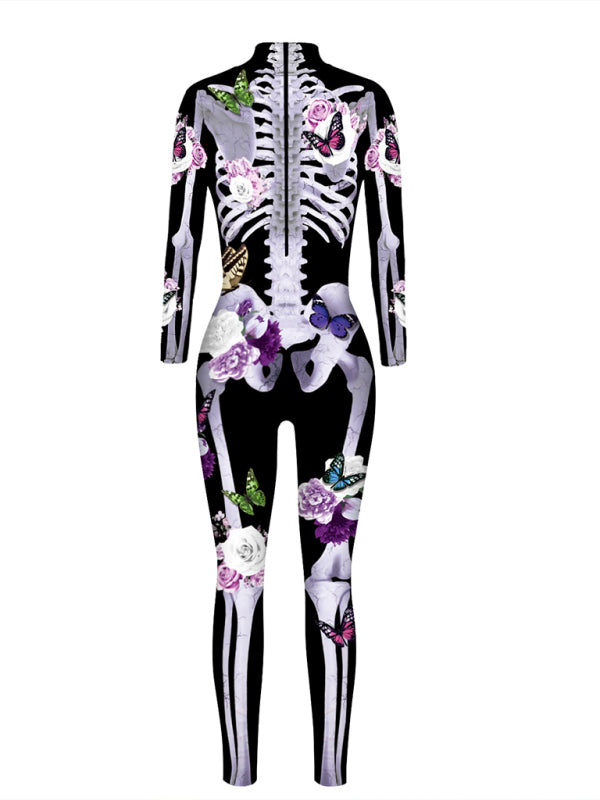 Women's 3D Digital Printed Halloween Costume