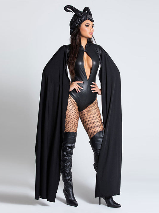 Halloween witch cape vampire masquerade costume