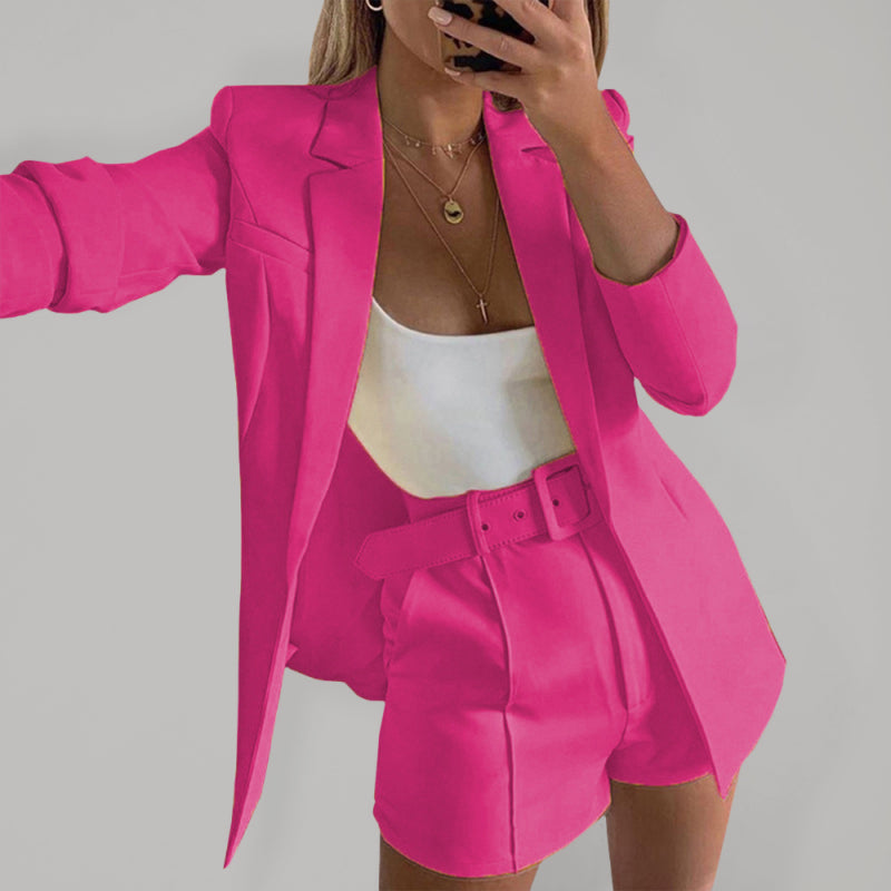 Casual small two piece suit