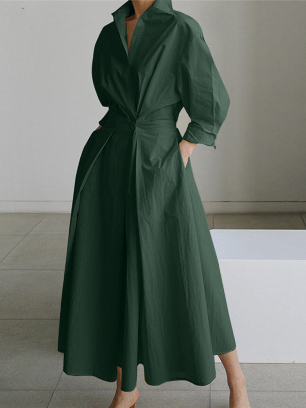 Women's Solid Color Elegant Dress