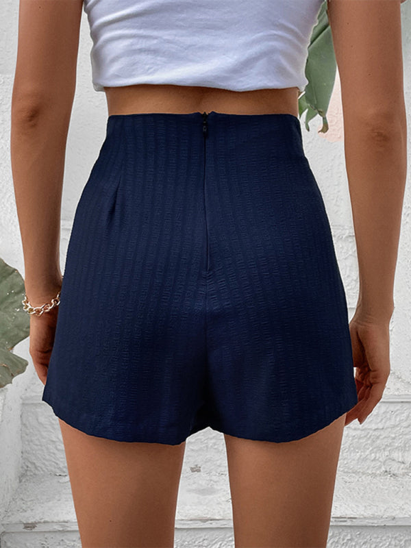 Casual elegant solid color short skirt