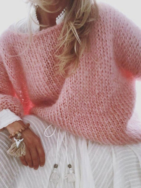 Women's Knitted Casual Comfortable Loose Sweater