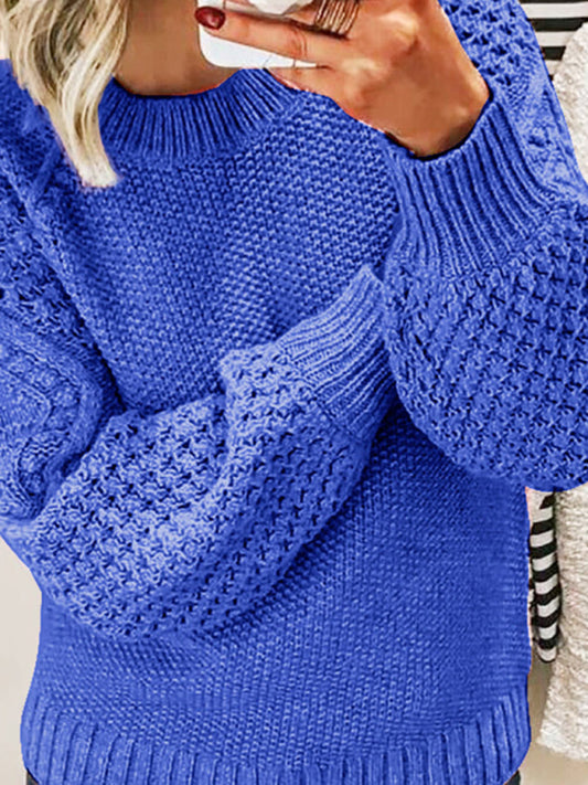 महिलाओं का गर्म मोटा बुना हुआ स्वेटर स्वेटर