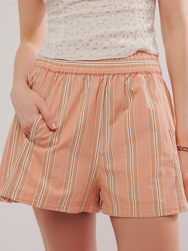 Women's Striped Casual Shorts