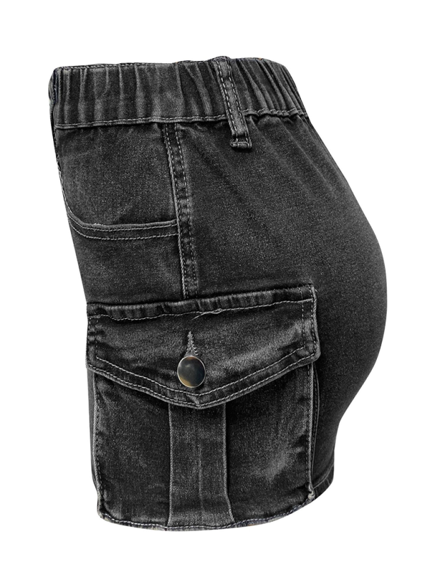 Women's summer retro elastic tight skirt