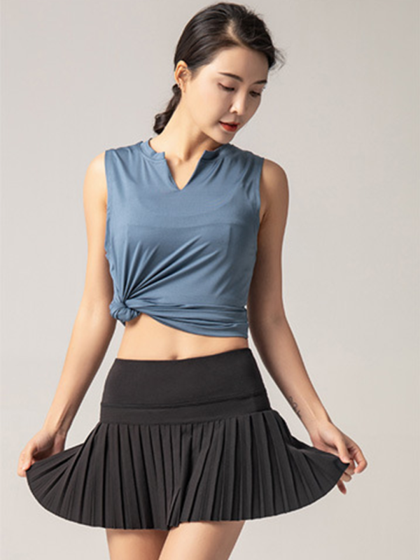 Anti-exposure outdoor quick-drying pocket culottes
