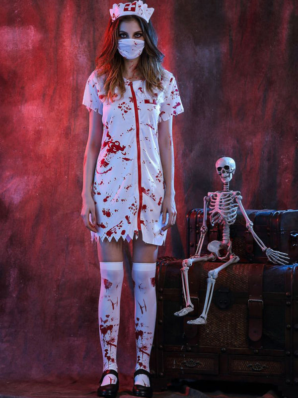 Halloween Horror Bloody Nurse Costume
