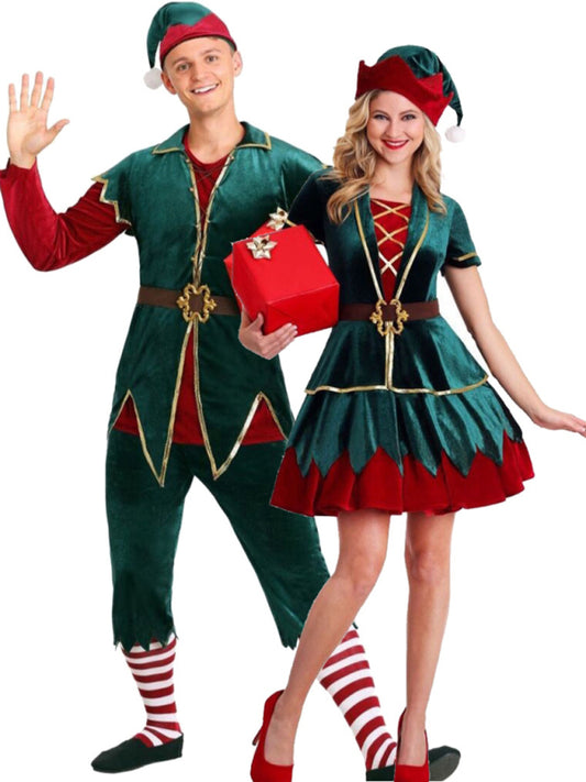 Christmas costume COS women's Christmas dress clown