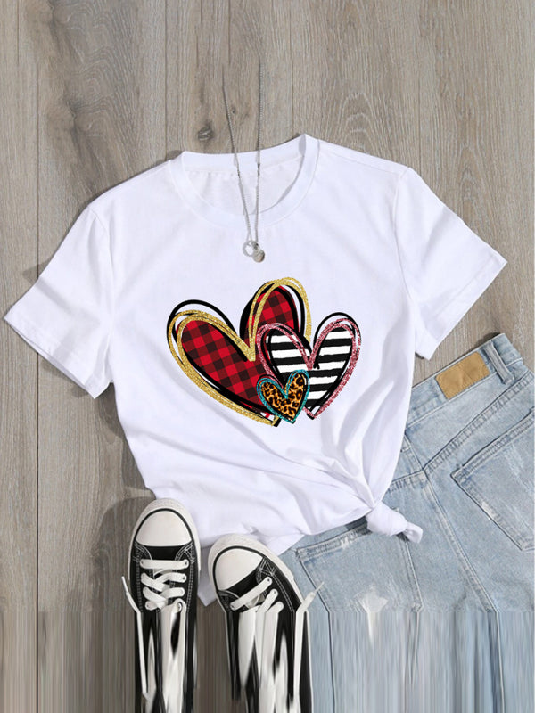 Love Print Short Sleeve T-Shirt