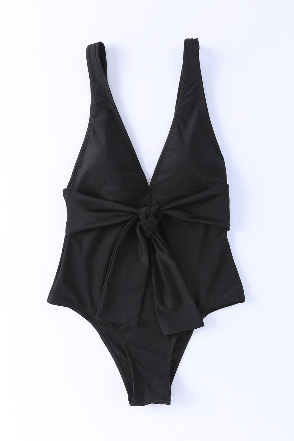 Plunge Wide Strap One-Piece Swimwear