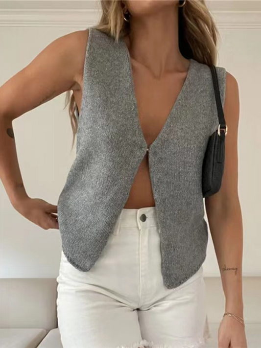 Rope vest - Grey / S