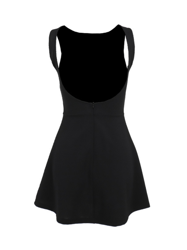 Slim Backless Tank Top Basic Dress