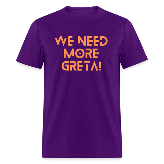 Unisex Classic T-Shirt We need more Greta! - purple