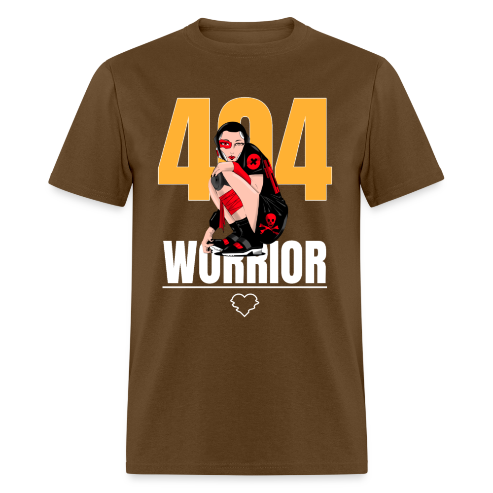 Unisex Classic T-Shirt 404 WORRIOR - brown