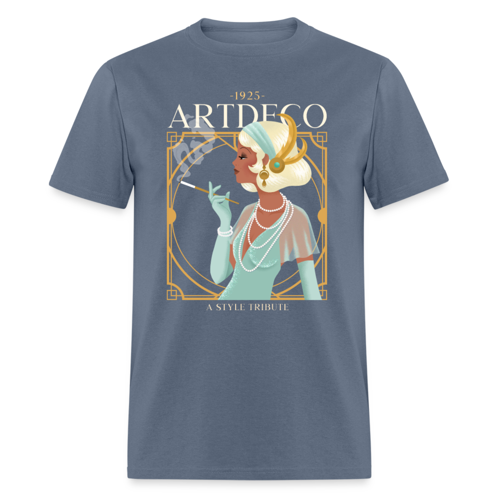 Unisex Classic T-Shirt ART DECO - denim