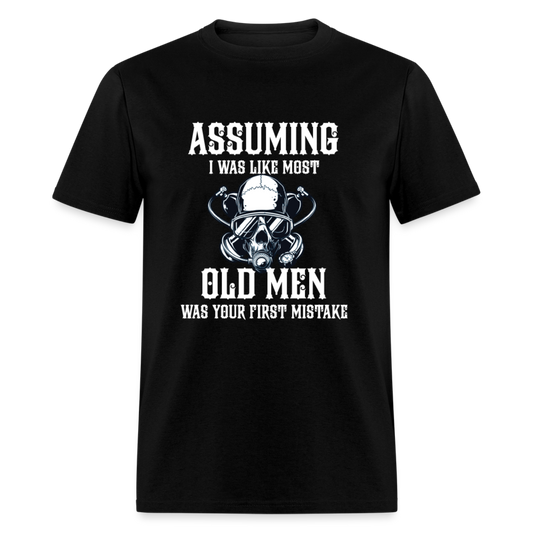 Unisex Classic T-Shirt ASSUMING WAS YOUR FIRST MISTAKE - black